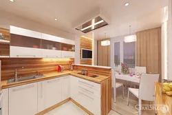 Kitchen Interiors 20 Sq M Photo In Modern