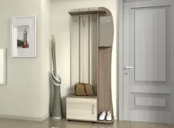 Small hallway design with mirror