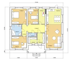 One-story house projects with three bedrooms photos of houses