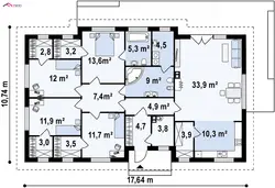 One-story house projects with three bedrooms photos of houses