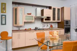 Peach kitchen photo