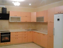 Peach kitchen photo