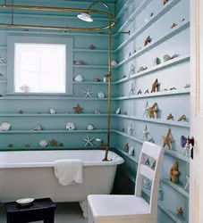 Bathroom wall design at home