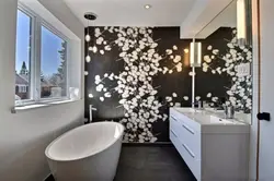 Bathroom wall design at home