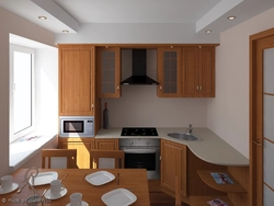 Kitchen furniture arrangement photo