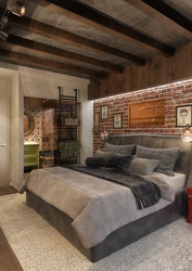 Yataq otağı loft dizayn real şəkillər