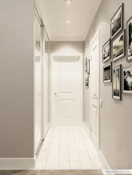 Hallway design in Khrushchev - narrow corridor with wardrobe