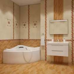 Shakhty plitələrindən hazırlanmış vannanın foto dizaynı