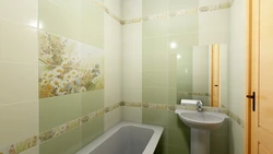 Photo design of a bathtub made of Shakhty tiles