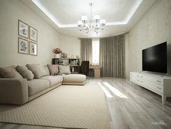 Photo of an apartment with a light floor