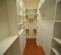 Dressing room design photo 3 sq.m.