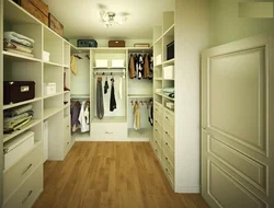 Dressing room design photo 3 sq.m.