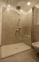 Bathroom with rain shower photo