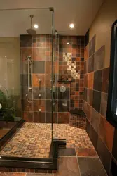 Shower cabin in an ordinary apartment photo