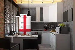 Mətbəx 6 kv m loft üslubunda fotoşəkil