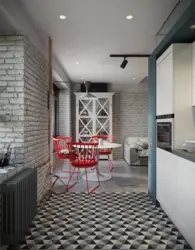 Mətbəx 6 kv m loft üslubunda fotoşəkil