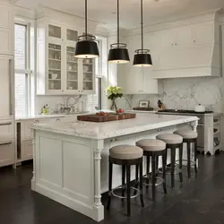 Classic kitchens with breakfast bar designs