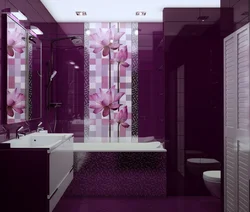 Purple bath design