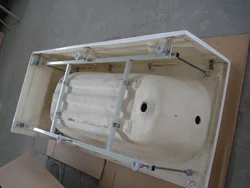Acrylic bathtub installation photo