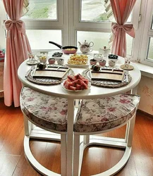 Kitchen table design photo