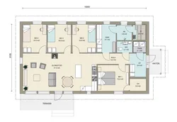 One-story house with four bedrooms photo
