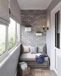 Beautiful design of balconies in the apartment