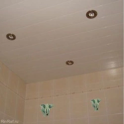 Plastic ceiling for bathtub design photo