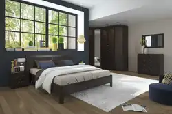 Photo of bedrooms wenge color