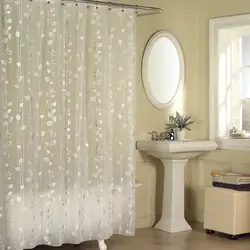 Bathroom interiors photo curtains