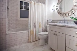Bathroom interiors photo curtains