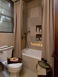 Интерьеры ванных комнат фото шторки