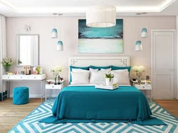 Bedroom design in a bright style