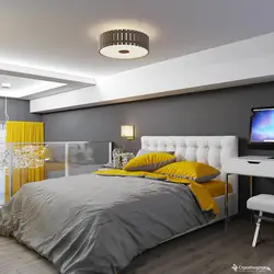 Bedroom design in a bright style