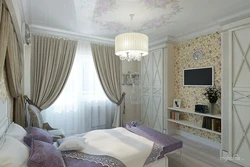 Design of a bedroom 15 sq m in a modern style
