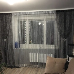 Gray tulle photo for bedroom