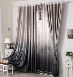 Gray tulle photo for bedroom