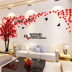 Decorating the walls in the apartment in the photo