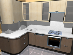 3D kitchen design is