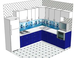 3D kitchen design is