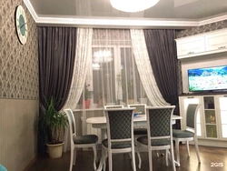 Kitchen curtains 2 windows photo