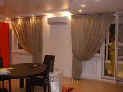 Oshxona pardalari 2 derazali fotosurat