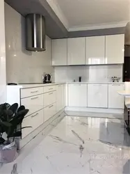 Кухня мраморный пол дизайн