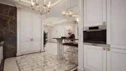 Кухня мраморный пол дизайн