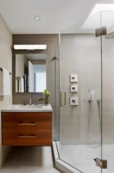 Modern shower cabins for a small bathroom photo