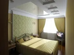 Бюджетный интерьер спальни вариант