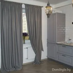 Gray Kitchen Which Curtains To Choose Photo