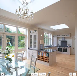 Houses with a terrace from the kitchen photo