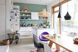 Modern scandinavian kitchen interior