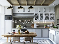 Modern scandinavian kitchen interior