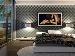 Bedroom design 3d panels